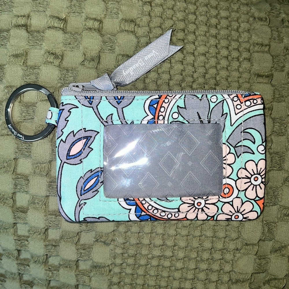 Vera Bradley zip & ID key case